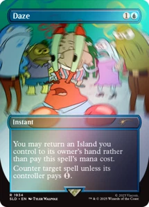 MTG Daze FOIL Near Mint - Secret Lair X SpongeBob - Picture 1 of 1