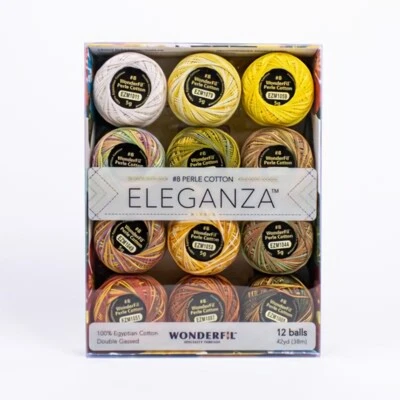 Wonderfil Eleganza™ Thread Pack - Canyon - 12 Balls of Variegated Thread - Image 1 of 4