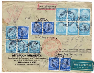 Zeppelinpost 13. Viaje sudamericano 1936 LZ 127 minutos - Río de Janeiro - Imagen 1 de 2