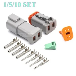 Deutsch DT Series 4 Pin/Way Connector Male&Female Kit DT04-4P-E003/DT06-4S-E003 - Picture 1 of 4
