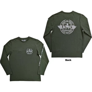 AC/DC - Rock Or Bust- Long Sleeve Green t-shirt - Picture 1 of 3