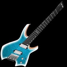 Ormsby Goliath GTR Icy Cool 7 string guitar withchrome hardware