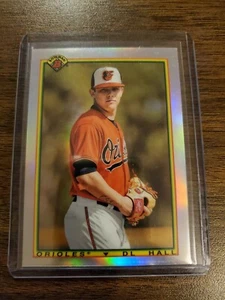 2020 Bowman 1990 Retro #90B-DH DL Hall RC Baltimore Orioles - Picture 1 of 1