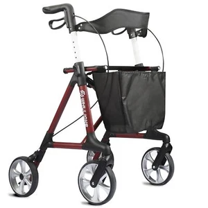 Walkers for Seniors,16 lbs Lightweight Foldable Walker,8" Wheels All Terrain - Picture 1 of 6