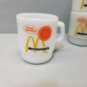 McDonald's "Good Morning" Fire King Anchor Hocking Coffee Mug, 1976 6 Available - Picture 1 of 5