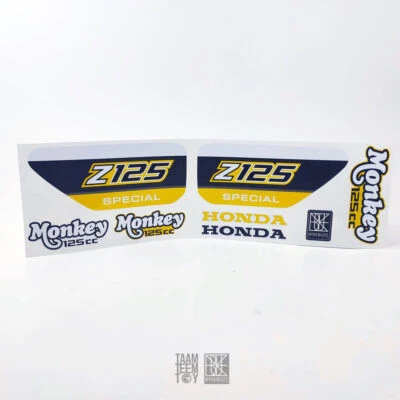 Decals Stickers HONDA air filter cover Monkey 125 cc Z125 minibike - Image 1 of 4