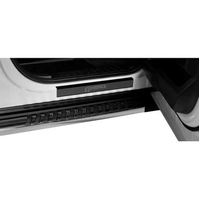 For Ford F-450 Super Duty 17-22 Door Sills Ford Licensed Black Platinum Door Foto 1 de 2