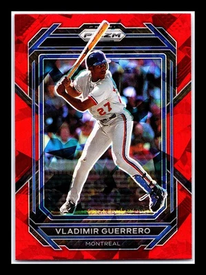 Panini Prizm #87 2023 Vladimir Guerrero Red Ice Prizms Foto 1 de 2