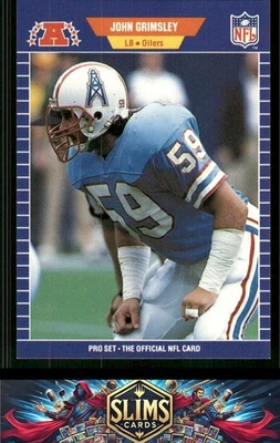 1989 Pro Set #144 John Grimsley - Image 1 of 2