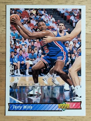 1992-93 Upper Deck #292 Terry Mills - Image 1 of 2