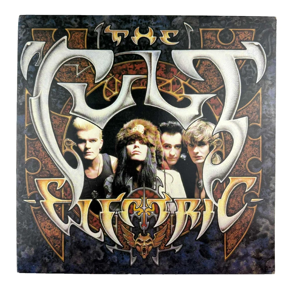 The Cult Electric vinyl record LP 80s Classic Rock Sire Heavy Metal 1987 EX - Imagem 1 de 4