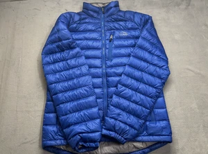 Chaqueta LL Bean para Hombres Azul Medio DownTek 850 Embalable Abrigo Aislante Puffer - Imagen 1 de 11