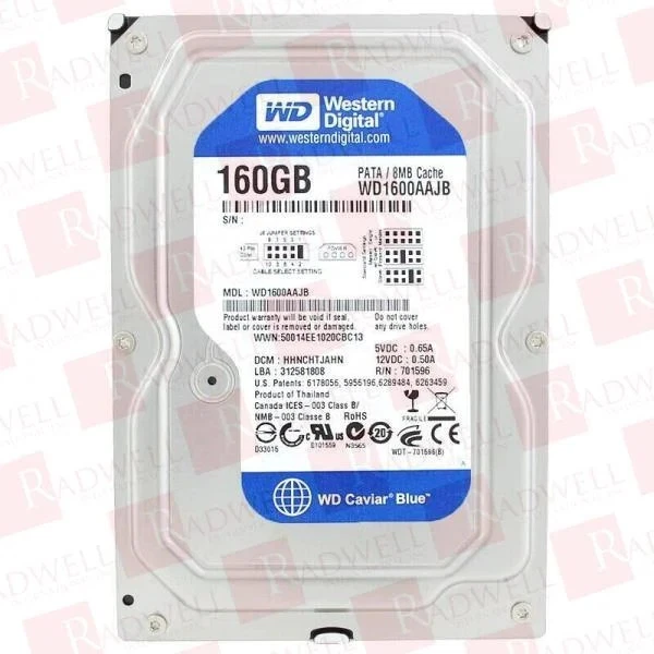 WESTERN DIGITAL WD1600AAJB-00J3A0 / WD1600AAJB00J3A0 (NEW NO BOX) - Image 1 of 1