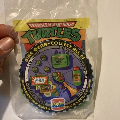 Vintage Teenage Mutant Ninja Turtle Bicycle Spoke Clip Sliders BK 90s BMX TMNT - Image 1 of 2