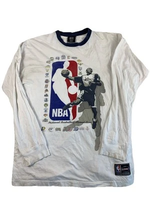 Vintage UNK NBA Basketball Kobe Bryant Team Logos Long Sleeve Shirt XL Y2K - Image 1 of 4
