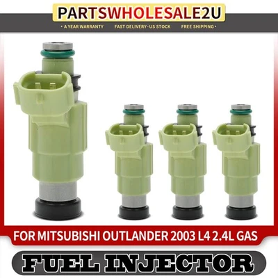 Топливная форсунка 4 шт для Mitsubishi Outlander 2003 L42,4 л ГАЗ атмосферная - Изображение 1 из 4