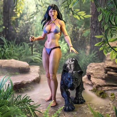 Teegra 1/12. ICON Collectibles. Fire and Ice Frazetta Girls - Immagine 1 di 4
