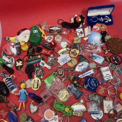 Huge keychains lot Keyrings Fobs Backpack Charms Purse Handbag  Pendants. #19 - Image 1 of 4