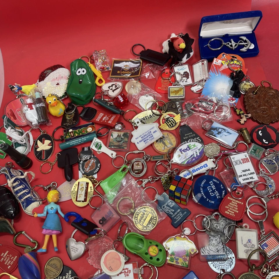 Huge keychains lot Keyrings Fobs Backpack Charms Purse Handbag  Pendants. #19 - Image 1 of 4
