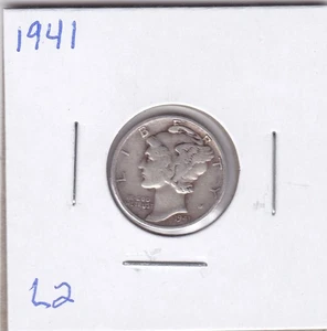 1941 Mercury Dime L2 - Picture 1 of 4