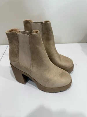 Botines para mujer Pink Lilly talla 8, beige Foto 1 de 4