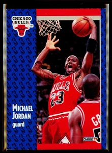 1991-92 Fleer Tony's Pizza Michael Jordan #S-33 SP Chicago Bulls GOAT ~RARE! - Picture 1 of 2