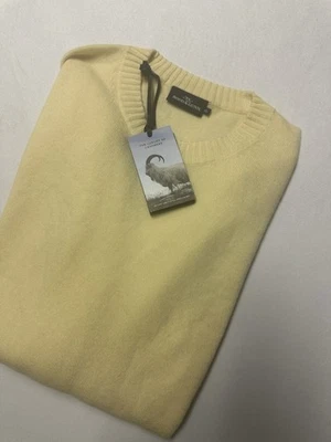 Suéter Rodd and Gunn Nuevo con Etiquetas Hombres Mezcla de Cachemira Lana Suave Amarillo XL PRECIO DE VENTA SUGERIDO POR EL FABRICANTE $172 #367 Foto 1 de 4