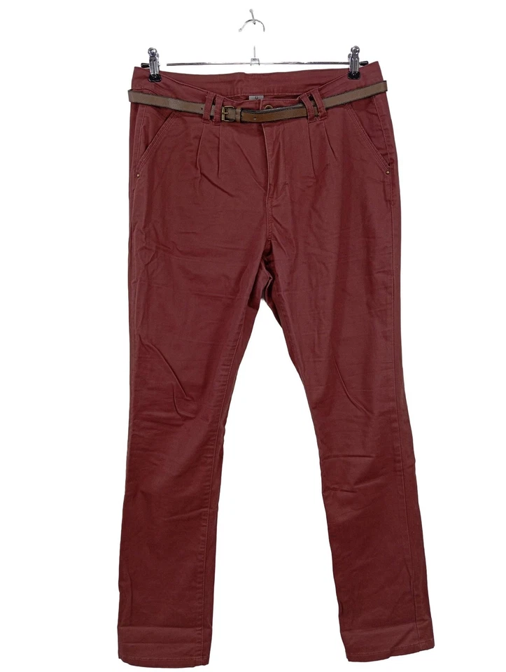 VERO MODA JEANS Pantalón de tubo Mujeres Pantalón Talla EU 42 rojo look casual - Imagen 1 de 4