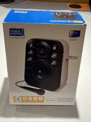 Máquina de Canto Sistema de Karaoke Clásico SMG303BK Totalmente Nueva en Caja Original Foto 1 de 4