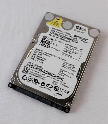 Western Digital WD1200BEVT-75ZCT2 Hard Drive - Image 1 of 3