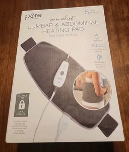 Pure Enrichment PureRelief Lendenwirbel- & Bauchheizkissen - 44,5" x 9,5" - grau - Bild 1 von 8