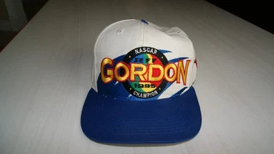 1995 Campeón de NASCAR Jeff Gordon #24 Copa Winston NASCAR Sombrero Azul y Tostado Foto 1 de 4