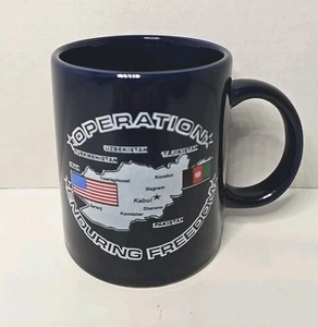 Operation Enduring Freedom Afghanistan Map Mug – Military Coffee Cup - Picture 1 of 9