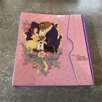 De colección Disney La Bella y la Bestia Carpeta Guardián Carpeta Trampero con 4 Carpetas Escuela  Foto 1 de 4
