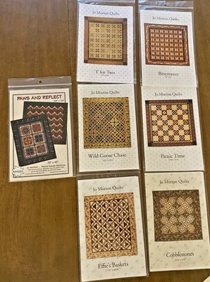 Jo Morton Quilts, 7 Patterns Effie's Baskets, Cobblestones, T for Two ++ NEW! - Image 1 of 4