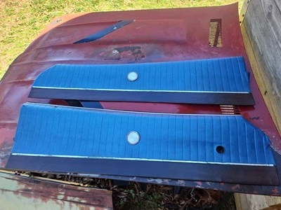 1971 DODGE CHARGER RT 500 SUPERBEE UPPER DOOR PANEL BLUE - Image 1 of 4