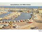 1950'S Santa Barbara, Ca  Post Card Magnet St. Scene