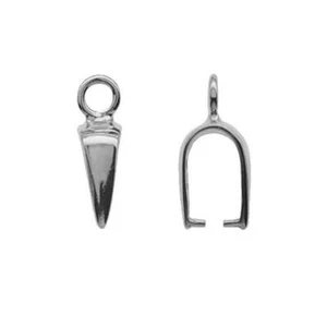 Sterling Silber Verbinder 10mm für Anhänger und Ohhringe mit Swarovski Kristalle - Picture 1 of 2