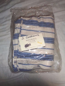 RARE HTF POTTERY BARN MAXWELL 2 PIECE SLIPCOVER NEW - Picture 1 of 8