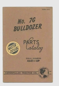 Caterpillar No. Catálogo de piezas de excavadora 7G 46E1-UP - Imagen 1 de 2