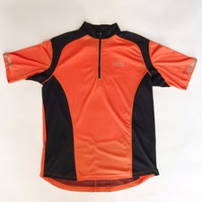 Gore Bike Wear Men's Cycling Bike Shirt Size M Short Sleeves Jersey Half-Zip
