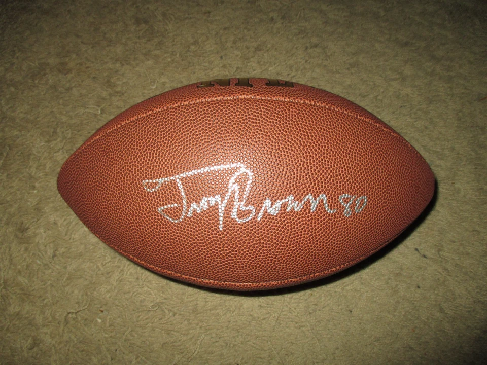 Футбол с автографом New England Patriots TROY BROWN NFL - Изображение 1 из 1