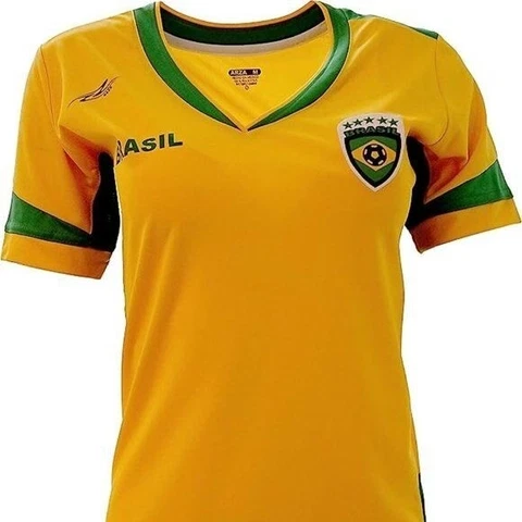 Azra Brasil Women's Soccer Jersey Size M Sealed in Bag Cover