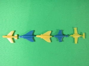 Vintage Miniature Plastic Airplanes Lot of 5 - Picture 1 of 15