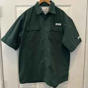 Oakwood Fishing Men's Green Vented Fishing Shirt - Size 2XL - Picture 1 of 4