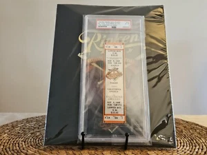 CAL RIPKEN 2130 TIE CONSEC GAME STREAK LOU GEHRIG 1995 GUIDE & FULL TICKET PSA 6 - Picture 1 of 3
