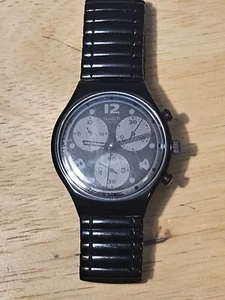 Swatch Moon Shadow SCB110 1993 Chrono 38mm  - Picture 1 of 7
