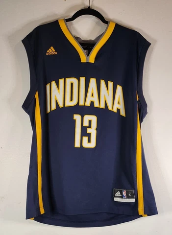 NBA Basketball Indiana #13 Pacers Paul George Adidas Jersey Cover