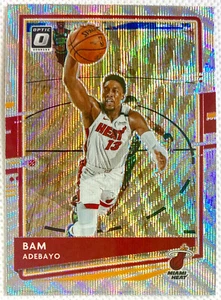2020-21 Donruss Optic Silver Bam Adebayo Wave Prizm Card #52 NBA Miami Heat - Picture 1 of 2
