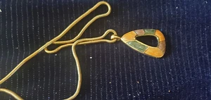 KC KENNETH COLE Enamel Pendant SNAKE GOLD TONE Necklace 28 INCH SHIPPING FREE - Picture 1 of 3